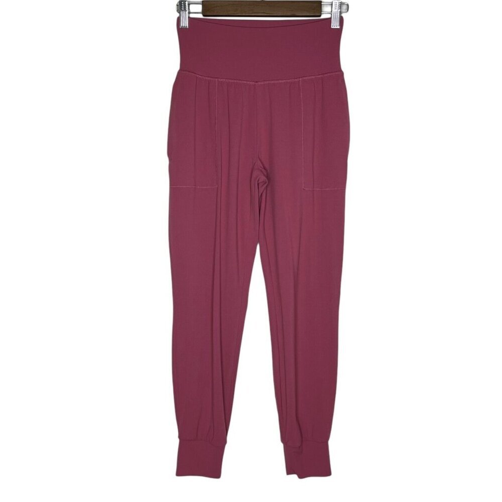 Athleta Women's Pink Athletic Salutation Jogger In Powervita‎ Pockets Size XS